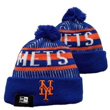 New York Mets Beanie Hat Winter Blue/Orange NWT Baseball