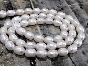 Perla de agua dulce cultivada Nat, grado AAA, arroz, 5-4 mm, aprox 58 piezas - Imagen 1 de 4