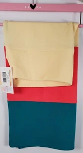 Lularoe Womens(Size 2XL)Cassie Pencil Skirt Colorful Solid (Yellow/Fuchsia/Blue) - Picture 1 of 5