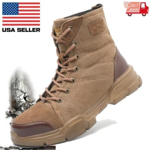 Mens Work Boots Military Boots Indestructible Sneaker Bulletproof Boots Combat - Picture 1 of 36