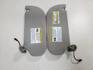 2006-2010 Ford Explorer Mercury Mountaineer Lighted Cloth Sun Visors Stone Gray - Bild 1 von 7