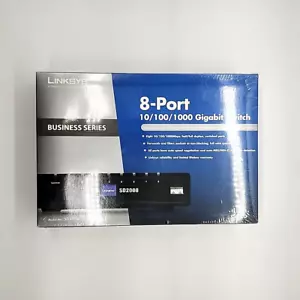 NEW Linksys Business Series Gigabit Ethernet Switch - SD2008 8-Port 10/100/1000 - Picture 1 of 3
