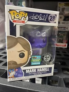 Funko Pop Mark Hamill Designercon Exclusive Limited Edition Purple #28 - Picture 1 of 9