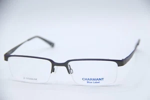 NEW CHARMANT BLUE LABEL CH10561 GREY PURPLE AUTHENTIC EYEGLASSES 52-18 - Picture 1 of 4