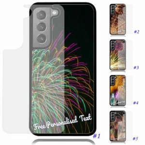 Personalised Text Glass Back Case For Samsung Note8 Note9 Note10+ Note 20 Ultra - Picture 1 of 11