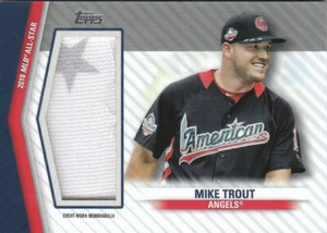 2020 TOPPS UPDATE BASEBALL ANGELS MIKE TROUT ALL-STAR JUMBO PATCH CARD 8/8 - Picture 1 of 2