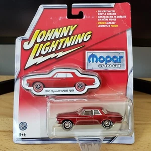 Johnny Lightning 1962 Plymouth Fury Mopar or no Car Diecast 1:64 Candy Red - Picture 1 of 9