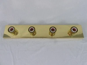 Designers Fountain 604-PB Polished Brass 4-Light Bathroom Vanity Bar - Picture 1 of 1