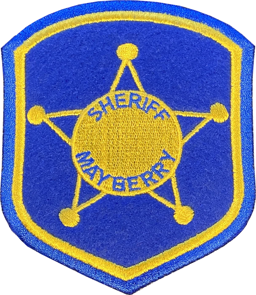 PARCHE DE HOMBRO DEL DEPARTAMENTO DE POLICÍA DE MAYBERRY: Sheriff, The Andy Griffith Show (1... Foto 1 de 1