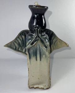 Handmade Angel Ceramic Oil Diffuser Sculpture Figurine Signed - Picture 1 of 9