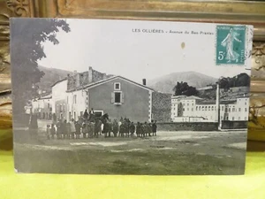 cpa 07 les ollieres l erieux avenue du bas pranles animée - Imagen 1 de 1
