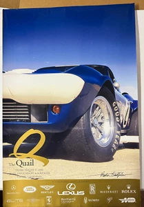 2008 Quail Motorsports Gathering Poster 1963 CORVETTE Grand Sport BONDURANT - Picture 1 of 1
