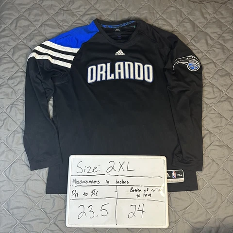 Adidas Orlando Magic Shirt Mens Extra Extra Large Black Warmup Paolo Banchero Cover