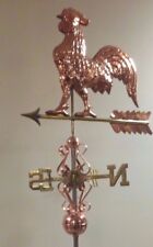  ROOSTER Weathervane Beautiful large quality made copper---COMPLETE as shown.