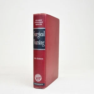 Vintage 1955 10th Ed Surgical Nursing, Eliason & Ferguson HC Illustrated - Picture 1 of 10