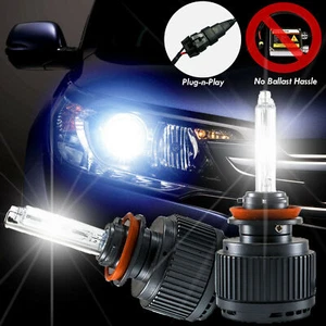 HID Xenon Light Bulbs Halogen Base Kit - H7 H8 H10 H16 9005 9006 9140 9145 - Picture 1 of 17
