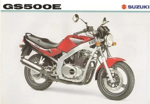 Suzuki GS500 GS500EW GS500E 1998 UK Sales Brochure - Picture 1 of 2