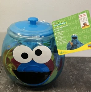 Rare Sesame Street Cookie Monster’s Snack Set Toy 2005 - Picture 1 of 8