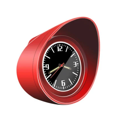 Car SUV Interior Dashboard Clock Meter Luminous Pointer Time Gauge Red Shell - Image 1 of 4