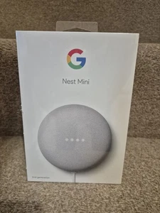 Google Nest Mini (2nd Generation) - Chalk Grey - Brand New & Sealed ✅ - Picture 1 of 4