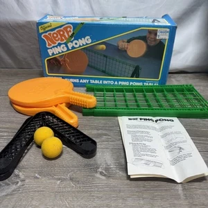 VINTAGE Official Nerf Ping Pong Parker Brothers 1987 Complete In Box - Picture 1 of 7