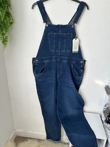 Fat Face UK Ladies Vintage Blue Lewes Dungaree Size 22 Long NWTs - Picture 1 of 14