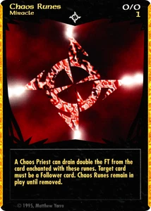 Chaos Runes - Base Set - Tempest of the Gods CCG - Bild 1 von 6