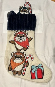 Disney 2022 Star Wars Ewok Christmas Stocking - Picture 1 of 5
