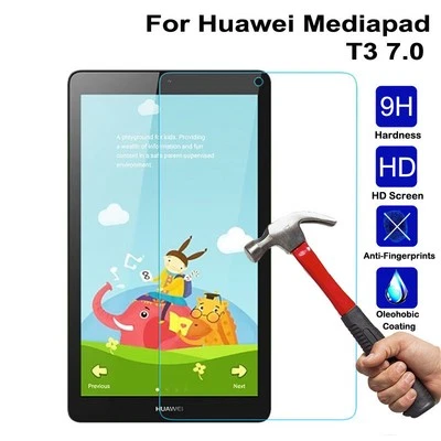 Huawei MediaPad T3 7.0 BG2-W09 Tablet Tempered Glass Guard Screen Protector Film - Image 1 of 4