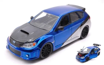 Brian's Subaru Impreza Sti Fast & Furious Blue / Silver 1:24 Model JADA TOYS - Immagine 1 di 4