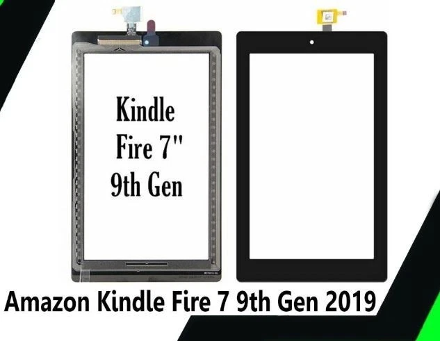 Replace For Amazon Kindle Fire 7 9th Gen 2019 Touch Screen Digitizer Glass -UK - Image 1 of 1