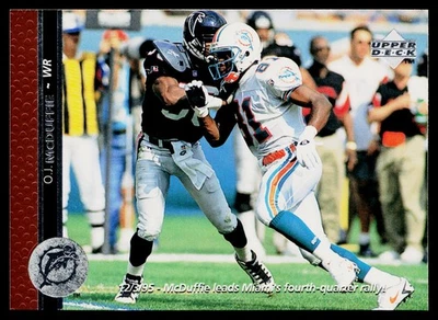 1996 Upper Deck #285 O.J. McDuffie - Image 1 of 2