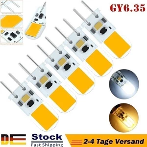⭐8/12stk GY6.35 LED COB Lampen Stiftsockel Leuchtmittel Warmweiß Birne AC DC 12V - Bild 1 von 17