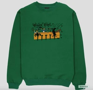 Pass Port - Closin' Time Sweater Kelly Green - Pass~Port Passport Sweater - Picture 1 of 3