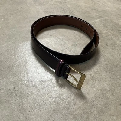 Cinturón Bally Hombre Talla 36 Mocasín Cepillo Marrón Hecho en EE. UU. Cuero Suave Foto 1 de 4