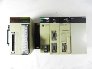 Omron, SYSMAC CS1G, 5-Slot Rack, Processor, I/O Modules, CS1G-CPU43H, Good Shape - Picture 1 of 10