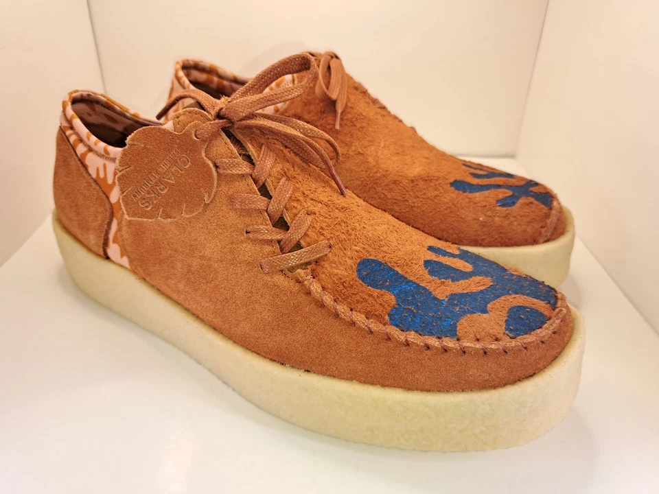 Clarks Originals X Salehe Bembury Lugger Cupsole Size 12 Orange - Image 1 of 4