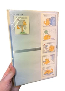 Vtg Y2K Hallmark Fraidy Cat Stationery Set Sealed 20 Sheets Cute Funny Cartoons - Picture 1 of 2