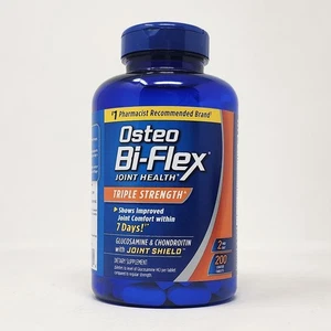 OSTEO BI-FLEX Joint Health Triple Strength Glucosamine Chondroitin 200 Ct 04/28 - Picture 1 of 3