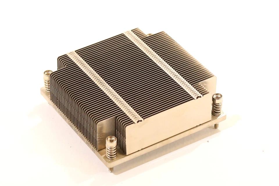 SuperMicro 1U LGA 1366 Passive CPU Cooling Heatsink P/N: SNK-P0037P Tested - Image 1 of 3