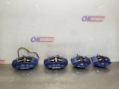 18 2018 BMW M240I 3.0L RWD FRONT AND REAR BLUE M SPORT BRAKE CALIPER SET  - Image 1 of 4