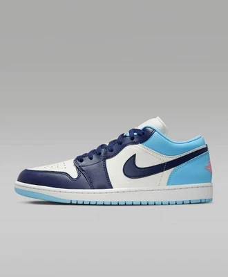 Nike Air Jordan 1 Low Sail Azul Frío Caliente Larva Azul Vacío 553558-149 Hombres Foto 1 de 4