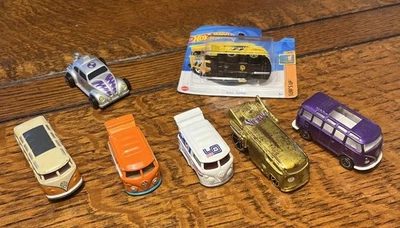 Hot Wheels VW Van Split Surf’s Up Star Wars C-3PO Character Car Etc Bundle  - Image 1 of 4