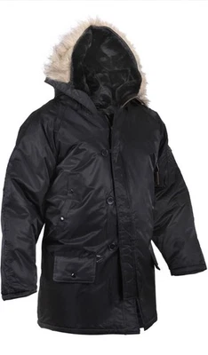 Chaqueta Parka de Snorkel Militar Clima Frío N-3B Abrigo de Invierno Largo Aislado N3B Foto 1 de 3