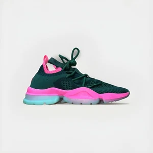 SIA Collective CV0.02 MVP Glow High Top Sneakers Green Pink Men’s 6 Women’s 7.5 - Picture 1 of 8