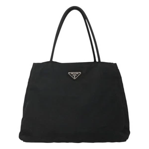 Auténtico bolso de mano sintético negro Prada Tessuto - Imagen 1 de 24