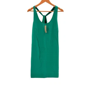 J. Vestido sin mangas halter de seda para mujer talla 4 verde nuevo - Imagen 1 de 9