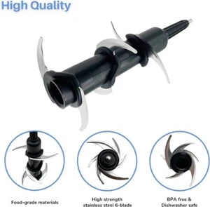 Replacement Ninja 6-Blade for 72oz Pitcher Model 297KKU BL500 BL700 NJ600 - Picture 1 of 3