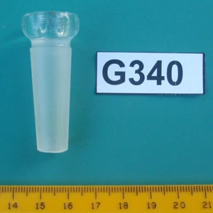 G340 Pyrex adapter bushing M#10 to F#14, 9/10 - Picture 1 of 2