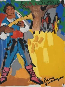 Pierre AMBROGIANI : Bandolero, Lithographie originale signée - Picture 1 of 6